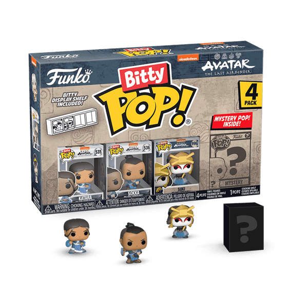 Funko Bitty Pop! Avatar: The Last Airbender 4-Pack (Ship Assorted)
