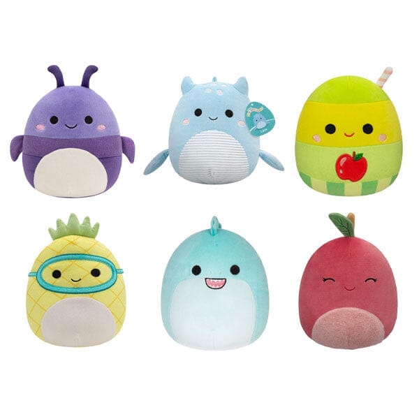 Squishmallows Super Soft Plush Toys 7.5" Phase 15 Assortment A (Characters Ship Assorted)